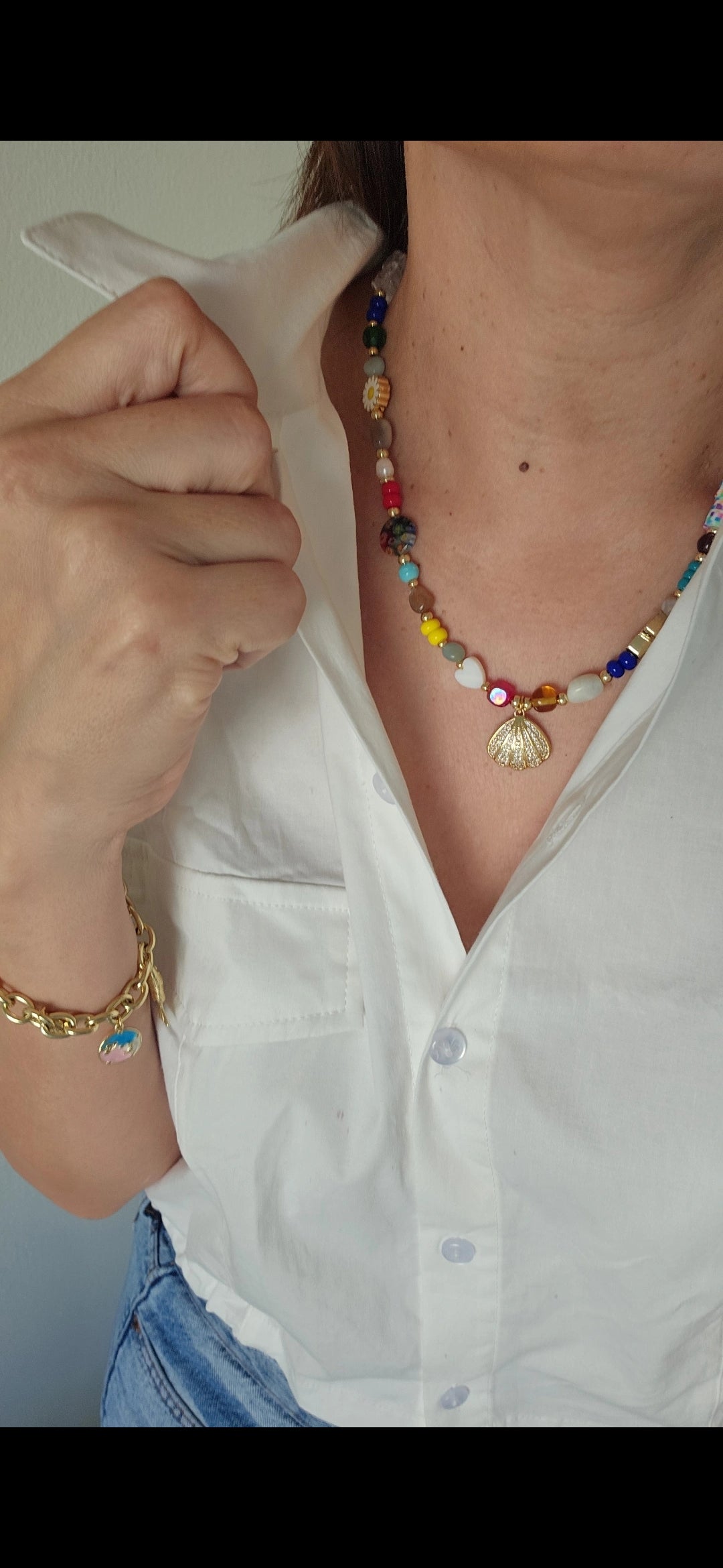 Necklace vibra colors